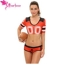 Dear-Lover World Cup 4 Color Sexy Red Fantasy Football Costume Set Sports Cosplay Women Uniform Sexy Cheerleader Costumes LC8891 2024 - buy cheap