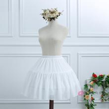 Lolita Dress Petticoat  2 Hoop Underskirt Crinoline Gothic Victorian Medieval A-line Bustle Pannier Skirt Ball Gown Accessories 2024 - buy cheap