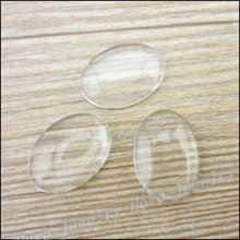Cabujones de cristal transparente ovalados, cubierta colgante para collar y fabricación de pendientes, 18x13mm, 260 Uds. 2024 - compra barato
