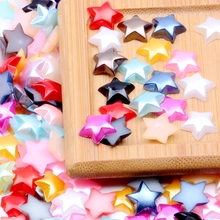 10mm About 2000pcs Starlet Shape Many Colors Imitation Half Pearls Flatback Nail Art DIY Jewelry Crafts Cellphone Decoration 2024 - buy cheap