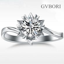 0.3CARAT Natural Diamond Ring 18k White Gold Natural Diamond Wedding Ring Solid gold jewelry 2024 - buy cheap