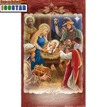 Pintura em diamante mosaico história da espreguiçadeira jesus 5d ponto cruz bordado imagens religiosas completo quadrado redondo strass 2024 - compre barato