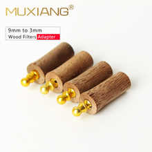 MUXIANG 10 Pcs/lot Wood 9mm to 3mm Metal Filter adapter Smoking Pipe Accessories Filter Changer Swift PVA/SAP Transvert fg0011 2024 - buy cheap