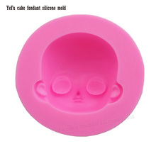 3D head Chocolate Mould baby Face Silicone Mold Cake Decorating Tools Fondant Sugar Process Kitchen Baking DIY Cupcake T0920 2024 - buy cheap