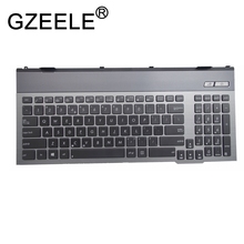 Gzeele novo para asus g57 g57v g55vw g57vw g55 g55v g55vw g57j g57jk teclado dos eua com quadro retroiluminado inglês 2024 - compre barato