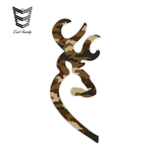 Earlfamily 13cm x 5.2cm estilo browning buck camo camuflagem caça adesivo decalque engraçado auto motocicleta decalque do carro acessórios 2024 - compre barato