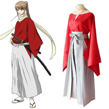 Anime Gintama plata alma Cosplay Okita Sougo Kimono Shinsengumi uniforme fiesta de Halloween traje de traje ropa 2024 - compra barato