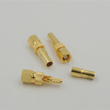 RF Connector SMC Plug Straight Crimp with Female jack Basket in Solder Attachment For RG174 RG179 RG316 RG188 Cable adapter 2024 - buy cheap