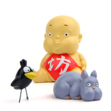 1 шт. аниме мультфильм Миядзаки Хаяо Унесенные призраками толстые детские фигурки игрушки модель мини мышь подарок украшение детские куклы 2024 - купить недорого