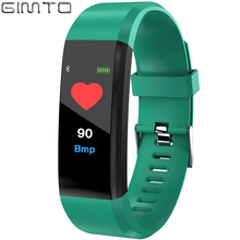 GIMTO Men Women Smart Bracelet Bluetooth Digital Watch Waterproof Clock Blood Pressure Heart Rate Sleep Monitor For Android IOS 2024 - buy cheap