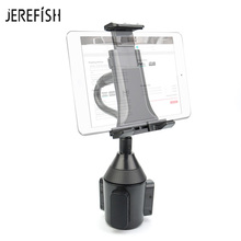 JEREFISH Car Phone Holder For Apple iPad Samsung Galaxy 4.7-11 inch Tablet Adjustable Car Cup Holder Car Tablet Mount 2024 - buy cheap