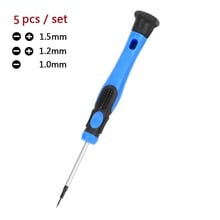 (5 pcs/ set) Precision 1.0 1.2 1.5 mm Phillips Slotted Screwdriver CRV Steel Screwdrivers Magnetic Tip Screw Driver Repair Tool 2024 - buy cheap