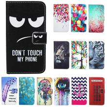 Case For Wiko Fever Wallet Pattern Leather Kickstand Bag Coque Case Cover For Wiko Fever 2024 - buy cheap