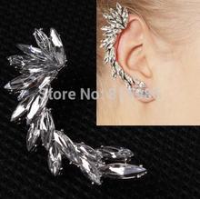 Pendientes 2015 New Fashion Rhinestone Ear Cuff Earring Shiny Crystal Punk Clip Earrings For Women Free shipping 20pcs/lot 2024 - buy cheap