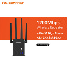 1200Mbps Comfast CF-WR754AC Home Wireless Router Wifi 4*2dbi Repeater AP 5Ghz Long Range Extender Booster  Antenna Amplifier 2024 - buy cheap