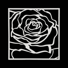 15*15 Rose Layering Stencils Drawing Color Spray stencil DIY Scrapbook photo album Decorative Embossing DIY Card Crafts 2024 - buy cheap