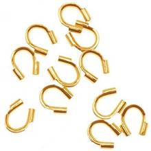 500pcs Jewelry Wire U Shape Crimp End Beads Guard Guardian Protectors loops for Jewelry Making Gold Silver Bronze 2024 - buy cheap