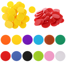New 50pcs 40mm Colorful Dice Casino Poker Chips Poker Game Board Game Chip DIY Craft Kids DIY Craft Chips Fun Family Pub Game 2024 - buy cheap