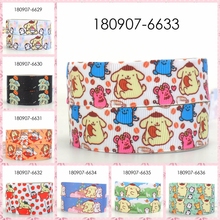 10yards -different sizes -cute cartoon dog printed Grosgrain ribbon DIY 2024 - buy cheap