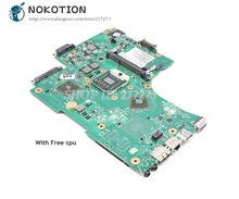 NOKOTION-placa base para Ordenador portátil Toshiba Satellite, L650D, Tablero Principal, HD4200, DDR3, enchufe S1, CPU gratis, V000218060, 1310A2333209 2024 - compra barato