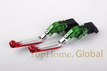 Palancas de embrague de freno extensibles y plegables, MILLE para Aprilia RSV/R 1999-2003 CNC, color verde/plata/rojo 00 01 02 2024 - compra barato