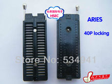 Free Shipping high-quality Aries 40pin Locking / 40P IC Testing Seat / programmer adapter lock 40P adapter socket 2024 - buy cheap