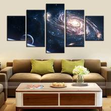 HD Printed Abstract Space Galaxy Starry Sky Landscape Painting Oil Canvas For Home Decorations Wall Art Office Living Room Gift 2024 - buy cheap