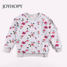 Girls tshirt Long Sleeve Flower Printing Children Clothing Tees Girl Sweatshirt Casual Spring Autumn Kids Girl Clothes 2024 - buy cheap