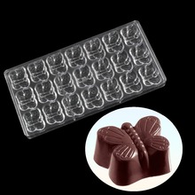 Butterfly Shape chocolate mold Polycarbonate baking pastry tools for cake confectionery inventory kitchen Accessories 2024 - buy cheap