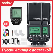 Godox 2x TT685C TT685N TT685S TT685F TT685O TTL HSS Speedlight Flash with Xpro Transmitter for Canon Nikon Sony Fuji Olympus 2024 - buy cheap