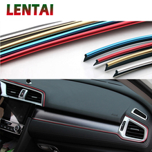 LENTAI para Peugeot 206, 307, 407, 308, 207, 508, 3008, 2017, 208 Jaguar 2008 Chery 5m Interior del coche hilo decorativo pegatinas tira de ajuste 2024 - compra barato