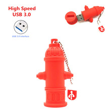 High Speed USB 3.0  Cartoon Fire Hydrant Pen Drive Usb Flash Drive 64gb 32gb Cute Pendrive 4gb 8gb 16gb Memory Stick Fun Gift 2024 - buy cheap