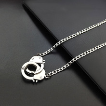 316L Handcuffs Pendant BFF Friendship Necklace Can Be Opened Handcuff Stainless Steel Necklace Choker Collar Jewelry Accessories 2024 - buy cheap