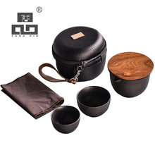 TANGPIN ceramic teapots gaiwan teacups chinese teaware portable travel tea sets with travel bag 2024 - buy cheap