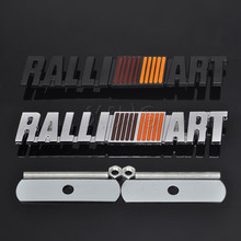 Car Grill Emblem Auto Front Grille Badge For Mitsubishi Ralliart Logo Lancer Asx Outlander Pajero Sport Car Styling Accessories 2024 - buy cheap