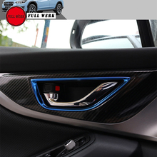 4pcs/Set SS Car Interior Door Handle Trim Frame Strip Sticker for Subaru XV 2018 19 20 21 Decoration Cover Car Styling Accessory 2024 - buy cheap