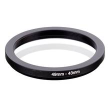 49mm-43 mm 49-43 mm 49 to 43 mm 49mm to 43mm Metal Step Down Lens Filter Adapter Ring Stepping 2024 - buy cheap