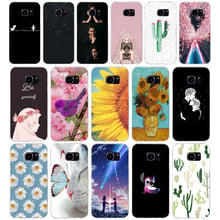 J para samsung galaxy s7 egde caso capa para samsung galaxy s6 borda caso para samsung s7 s6 g920f i9600 silicone capa fundas 2024 - compre barato