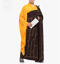 unisex high quality buddhist monk ZuYi  lay meditation robe gown zen suits shaolin monks kung fu cassock Haiqing  2pcs/set 2024 - buy cheap