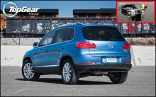 Cámara de coche para Volkswagen VW Tiguan, cámara de visión trasera de alta calidad para ventiladores TOPGEAR | CCD + RCA 2024 - compra barato