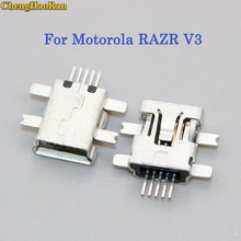 ChengHaoRan-conector de puerto de carga USB para MOTO Motorola RAZR V3, enchufe de reparación del puerto, 1 Uds. 2024 - compra barato