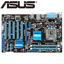 Настольная Материнская плата Asus P5P41T P41 Socket LGA 775 Q8200 Q8300 DDR3 8G ATX UEFI BIOS, оригинальная б/у материнская плата в продаже 2024 - купить недорого