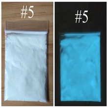 Sky-blue Color photoluminescent powder Luminous phosphor Pigment for DIY Paint Print ,Glow in dark Powder Dust 50g/bag 2024 - buy cheap
