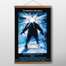 The Thing (1982) Классические Постеры из фильмов ужасов, принты на холсте из тикового дерева, подвесные свитки, картины, домашний декор 2024 - купить недорого