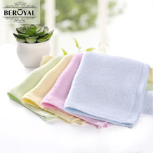 Beroyal Brand Kids Hand Towel -4PC/Lot  25*25cm Bamboo Towel Plain Dyed Face Towel Square Soft Baby Bibs Towel 2024 - buy cheap