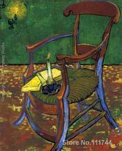 Hand painted art on canvas Gauguins Chair Vincent Van Gogh painting for sale High quality 2024 - buy cheap