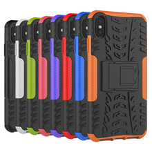 Heavy Duty Shockproof Impact TPU Phone Case For iPhone X XS Max XR 11 Pro 7 8 Plus 6 S 6S Armor Hybrid Rugged Kickstand Cover 2024 - buy cheap