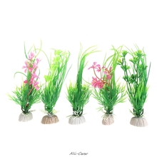 Искусственные пластиковые аквариумные растения Трава фон для аквариума украшение для аквариума 2024 - купить недорого