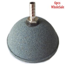 Aerador de pedra para aquários, 6 peças, 6cm, placa de oxigênio hidropônica, para tanque de peixes 2024 - compre barato