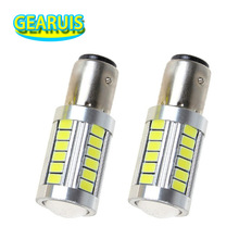 100pcs 1157 P21/5W BAY15D Super Bright 33 SMD 5630 5730 LED auto brake lights fog lamp car daytime running light stop bulb 12V 2024 - buy cheap